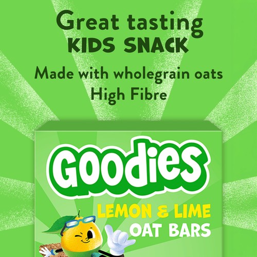 Goodies Kids Snack Lemon & Lime Oaty Bars Multipack