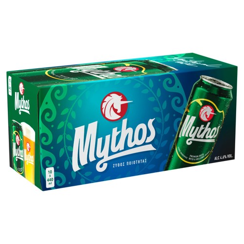 Mythos Premium Greek Lager Beer Can