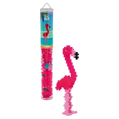 Plus-Plus Flamingo 100pc Tube