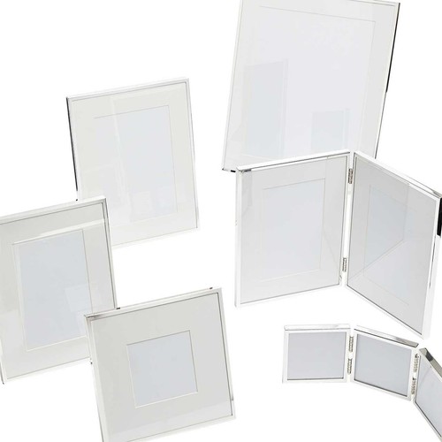 M&S Elegant Photo Frame 8x10 inch, Silver