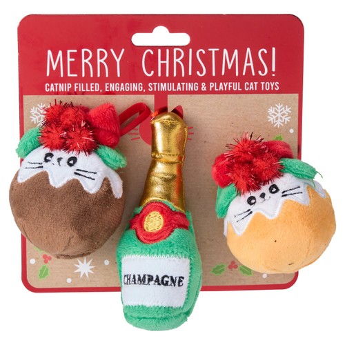 House of Paws Christmas Cake and Fizz Cat Toys