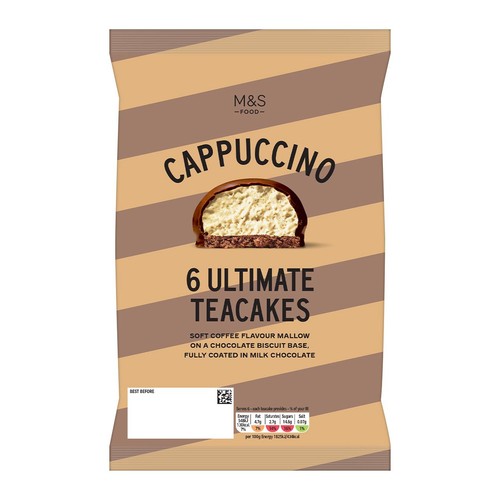 M&S 6 Ultimate Cappuccino Teacakes