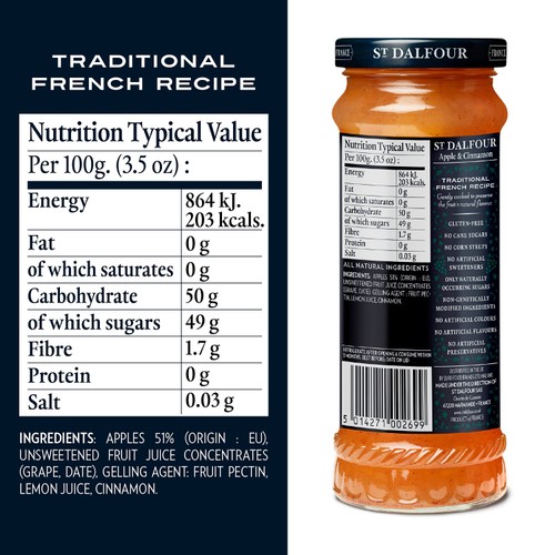 St Dalfour Thick Apricot Fruit Spread
