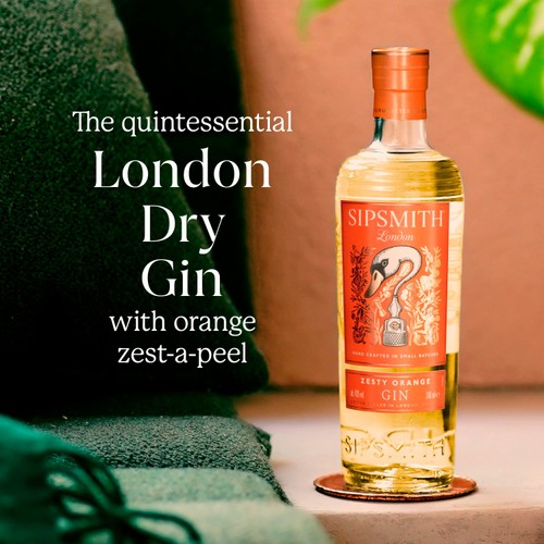 Sipsmith Zesty Orange Gin - Ocado