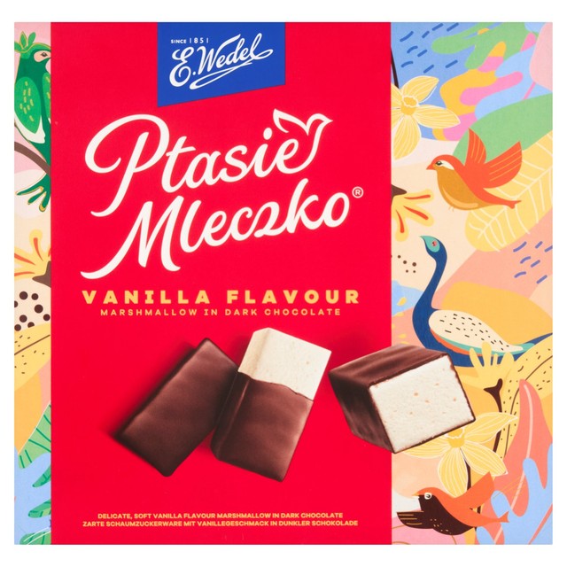 Wedel Vanilla Marshmallow Coated in Dark Chocolate Sweet Treat 340g