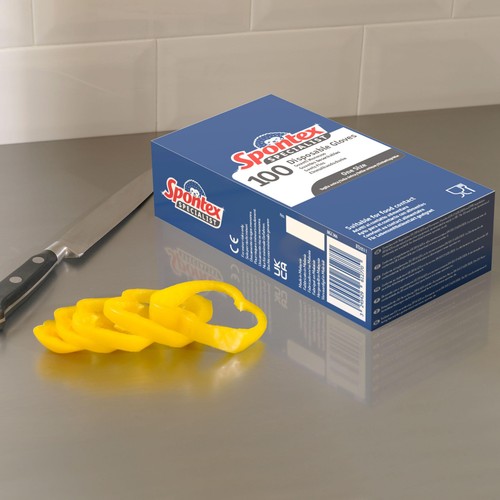 Spontex Specialist Disposable Gloves Food Safe Latex Free