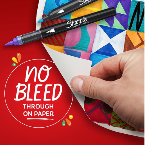Sharpie Acrylic Paint Marker Pens Assorted Colours