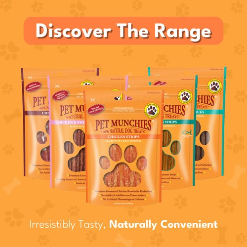 Pet Munchies 100% Natural Chicken Strips Dog Treats