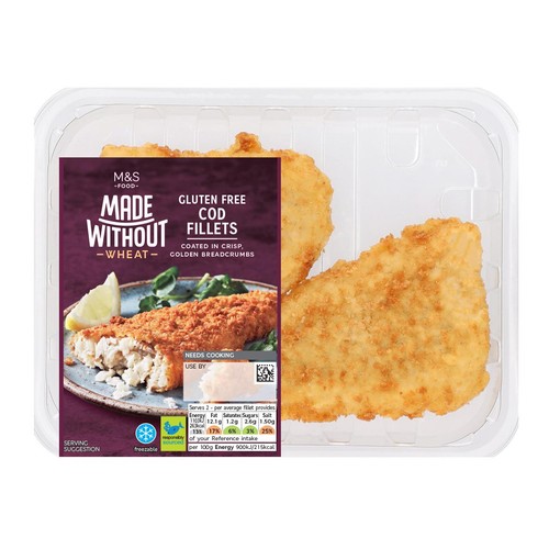 M&S Made Without Breaded Cod Fillets