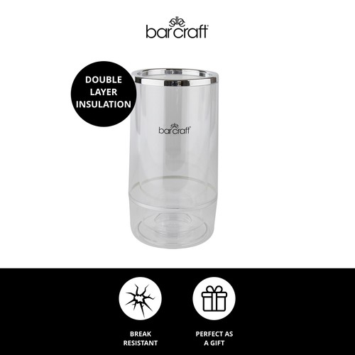 BarCraft Acrylic Double Walled Wine Cooler