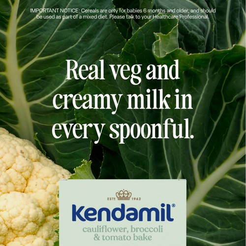 Kendamil Cauliflower Broccoli & Tomato Bake Cereal