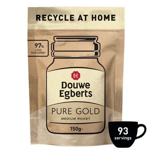 Douwe Egberts Pure Gold Instant Coffee Refill
