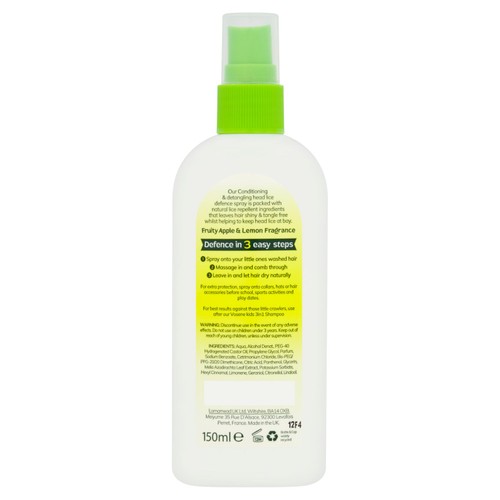 Vosene Kids Defence Spray Apple and Lemon Fragrance