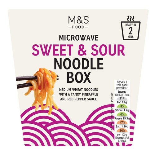 M&S Sweet & Sour Noodle Box