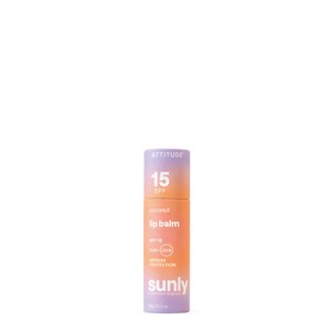 ATTITUDE Lip Balm - Coconut - 15 SPF