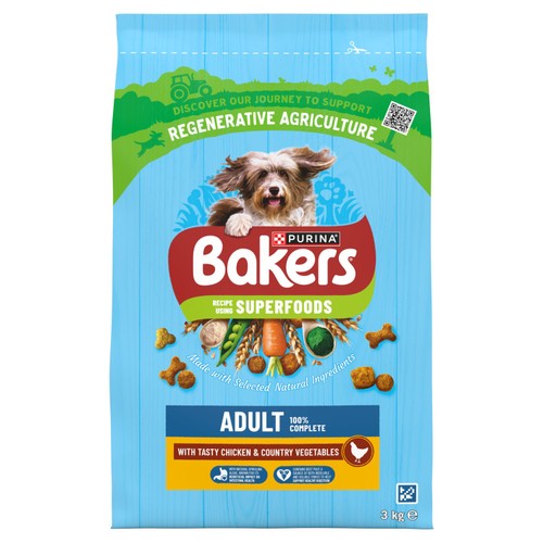 Bakers Chicken with Vegetables Dry Dog Food 