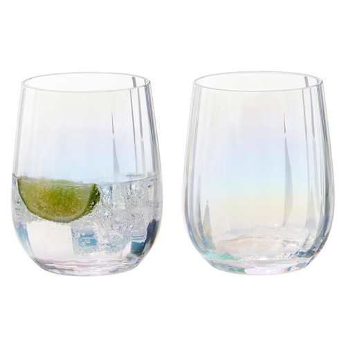 Anton Studio Designs, Palazzo Tumblers, Set of 2, 400ml, Lustre 
