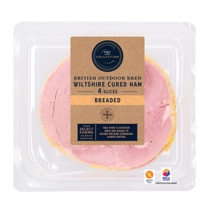M&S Wiltshire Cured Breaded Ham 4 Slices