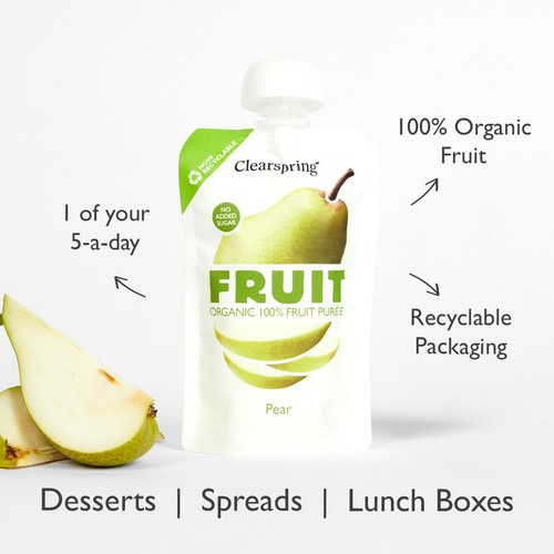 Clearspring Organic Fruit Puree Pear