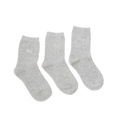 Pringle Womens Plain Socks, Grey, Size 4-8