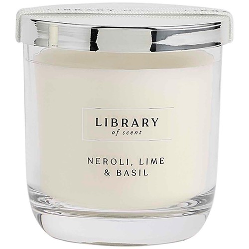 M&S Library of Scent Neroli, Lime & Basil Scented Candle, White