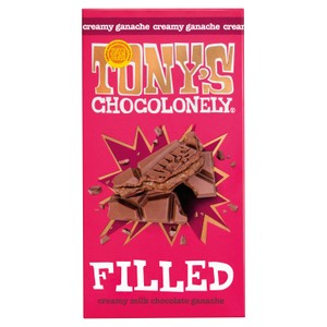 Tony's Chocolonely Milk Chocolate Ganache Filled Bar