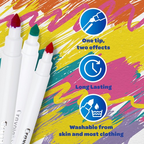 Crayola 24 Supertips, 4yrs+