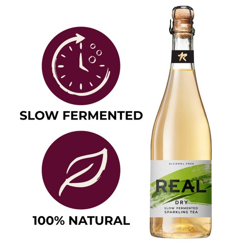 REAL Dry Slow Fermented Sparkling Tea