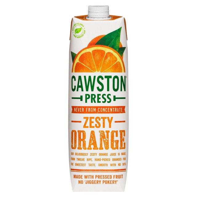 Cawston Press Squeezed Orange Juice Not from Concentrate 1L