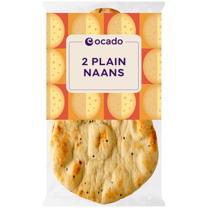 2 Plain Naans