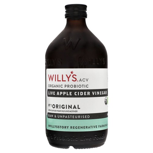 Willy's Organic Live Apple Cider Vinegar with 'The Mother' 