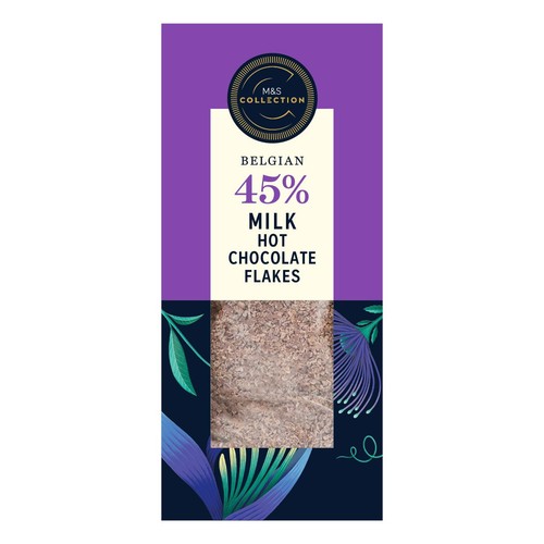 M&S Belgian Milk Hot Chocolate Flakes