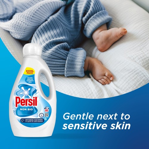 Persil Non Bio Laundry Detergent Washing Liquid 95 Washes
