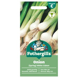 Mr Fothergill's Onion (spring) White Lisbon