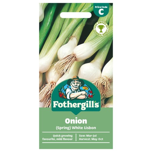 Mr Fothergills Seeds Onion (Spring) White Lisbon