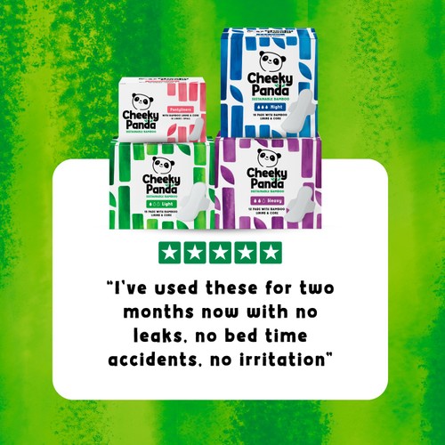 The Cheeky Panda Light Pads with Bamboo Core