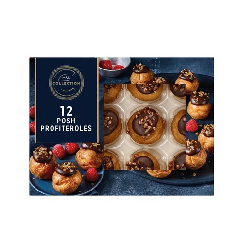 M&S Collection 12 Posh Profiteroles
