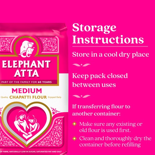 Elephant Atta Medium Chapatti Flour