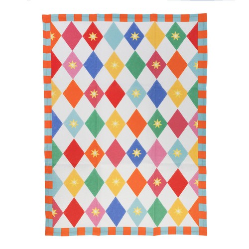 Talking Tables Fun Guy Santa Tea Towel 