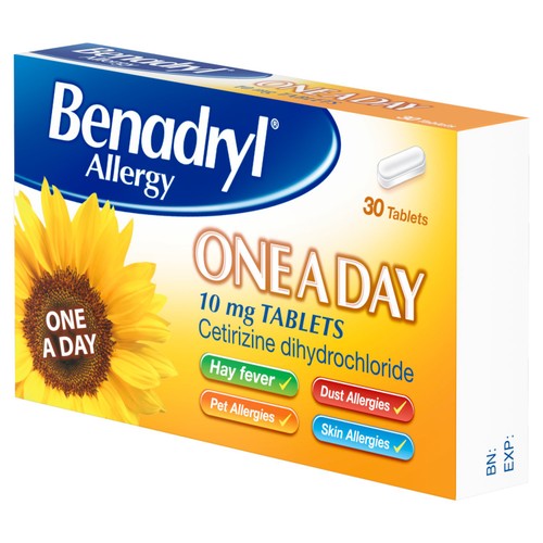 Benadryl One A Day Allergy Relief Tablets