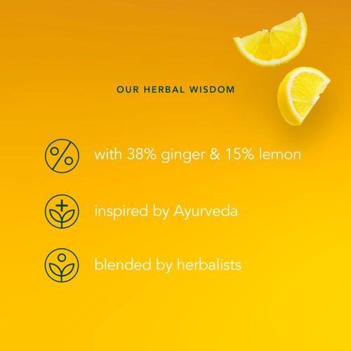 Pukka Organic Lemon, Ginger&Manuka Honey Tea x20 Compostable Herbal TeaBags