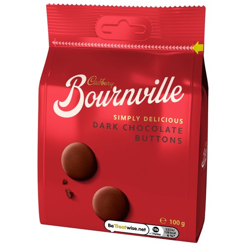 Cadbury Bournville Dark Chocolate Giant Buttons Bag