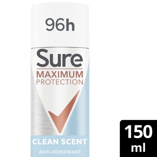 Sure Women 96hr  Maximum Protection Clean Scent Anti-Perspirant