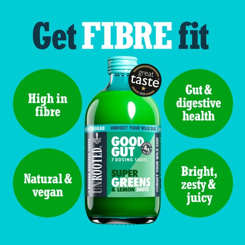 UNROOTED Super Greens, Lemon & Baobab 7x Dosing Shots