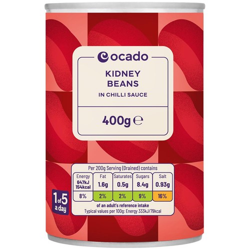 Ocado Red Kidney Beans in Chilli Sauce