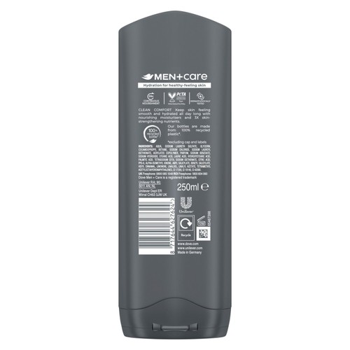 Dove Men+Care Clean Comfort Body & Face Wash