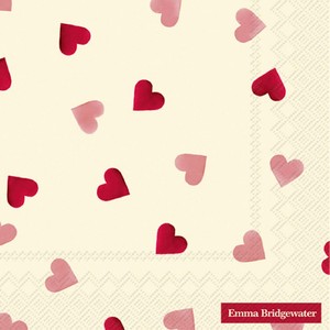 Emma Bridgewater Pink Hearts Napkins
