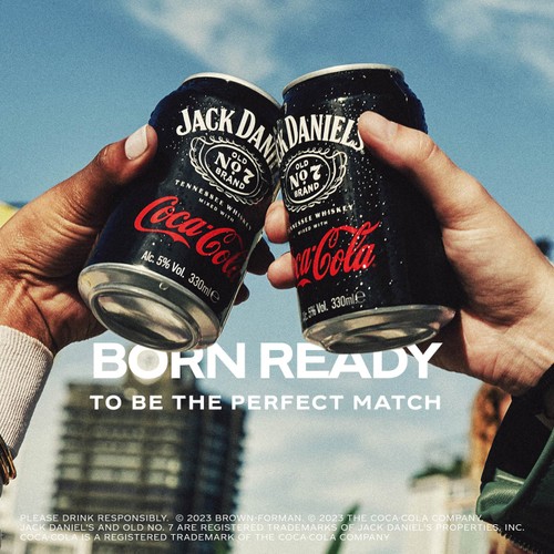 Jack Daniel's and Coca-Cola Can