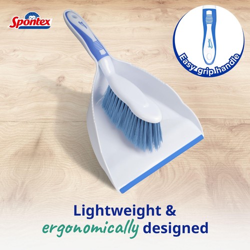 Spontex Dustpan & Brush Cleaning Set Large