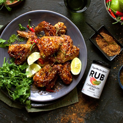 Cape Herb & Spice Caribbean Jerk Seasoning Rub Tin